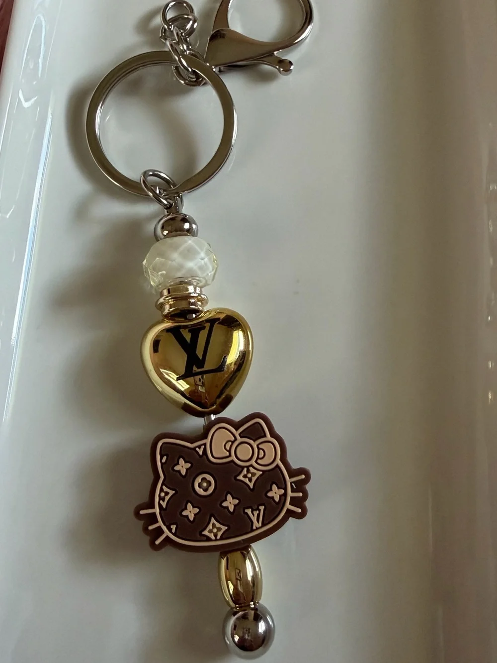HANDMADE Bag Charm or key chain